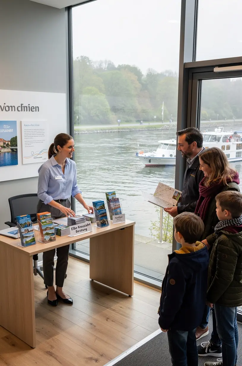 Panoramablick auf eine deutsche Flusslandschaft mit historischen Burgen entlang des Ufers